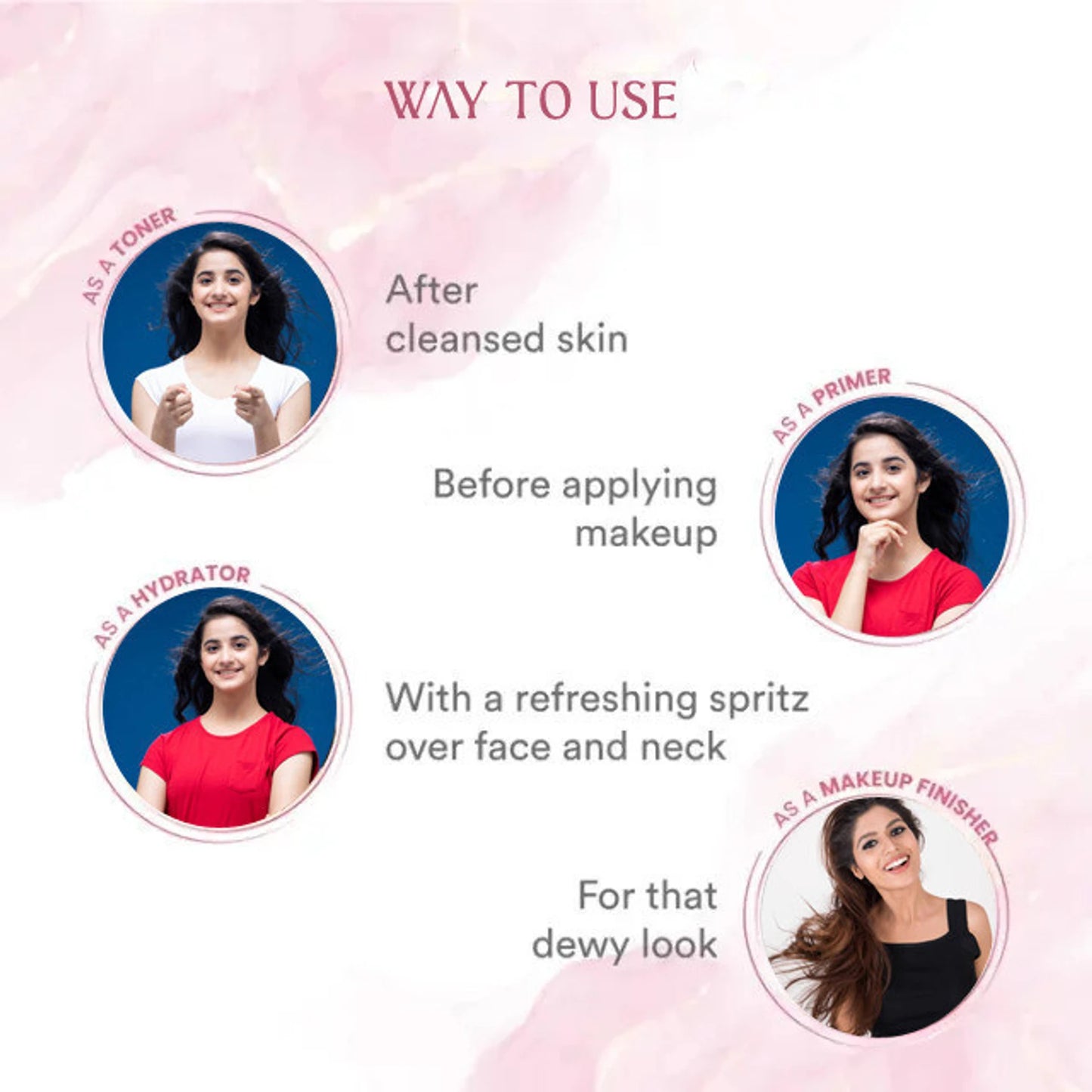 Pure Rose Water with Glycerin Face Mist