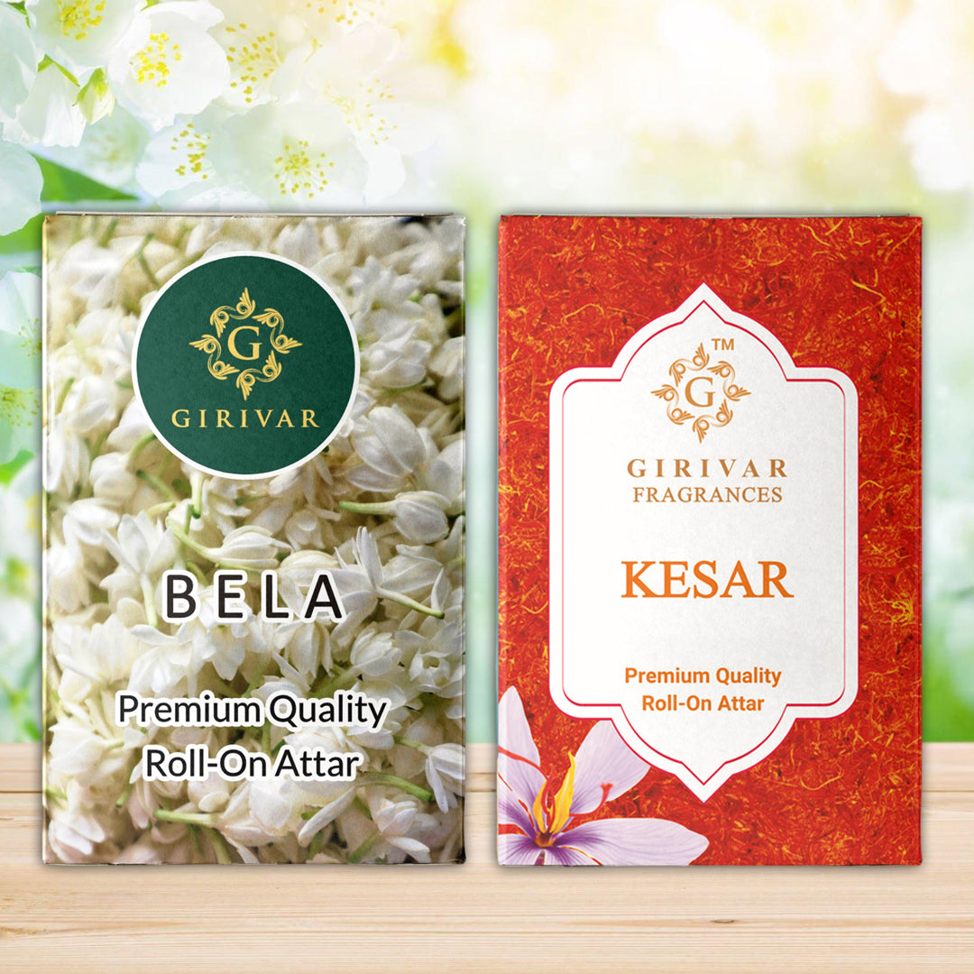 Bela and Kesar Attar Combo