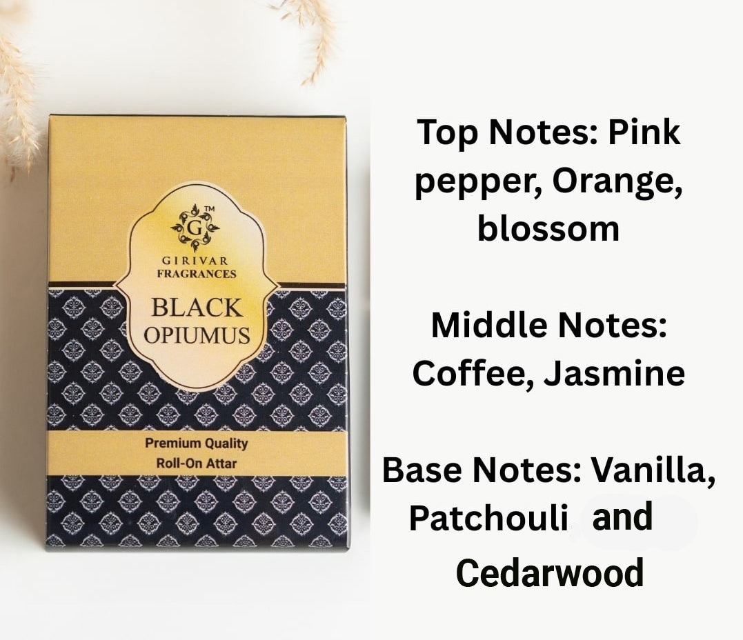 Black Opiumus and Black Oudh Attar Combo