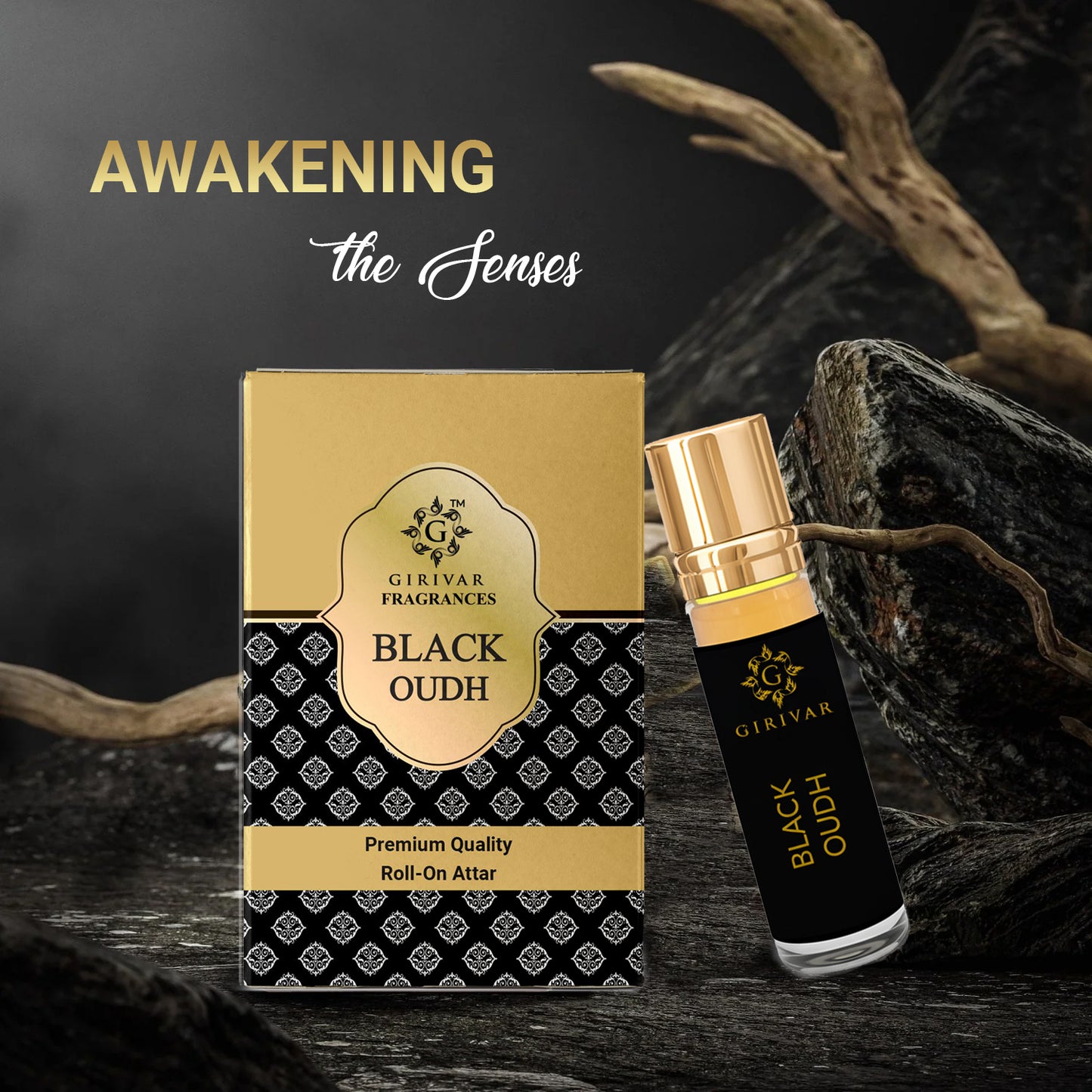 Black Oudh Attar