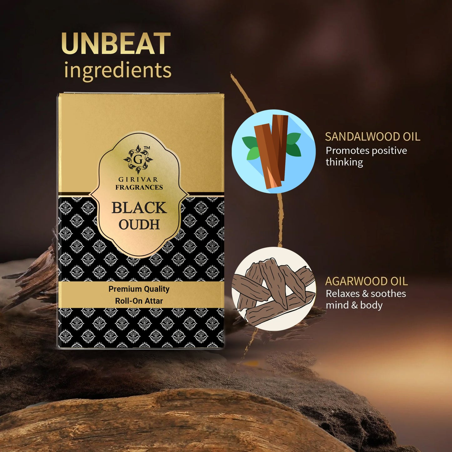 Black Oudh Attar