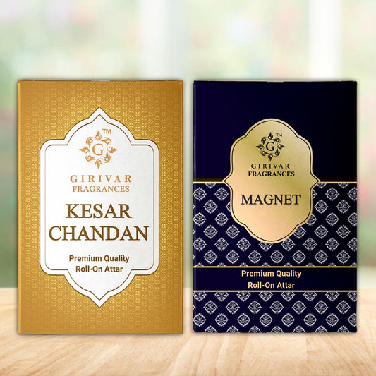Kesar Chandan Attar and Magnet Attar Combo