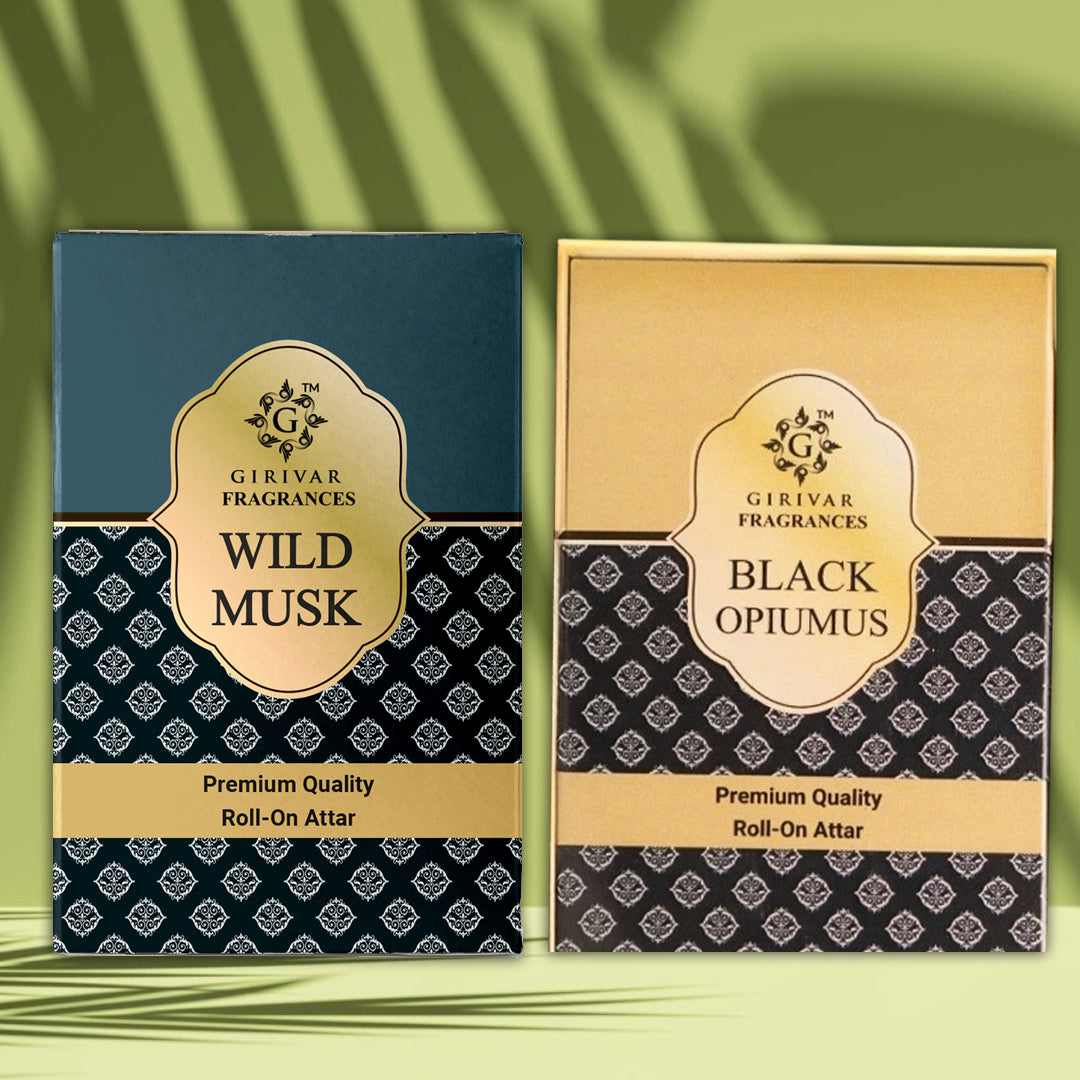 Wild Musk and Black Opiumus Attar Combo