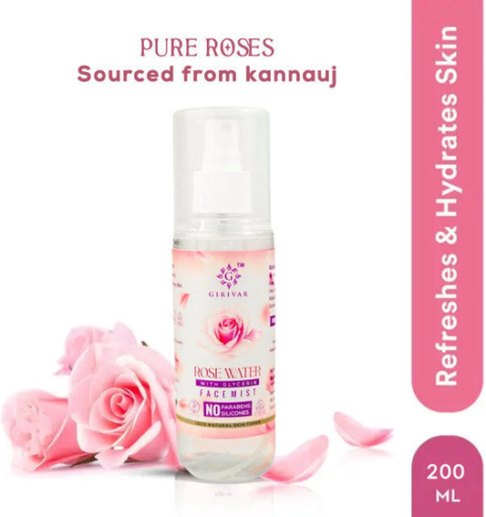 Pure Rose Water with Glycerin Face Mist