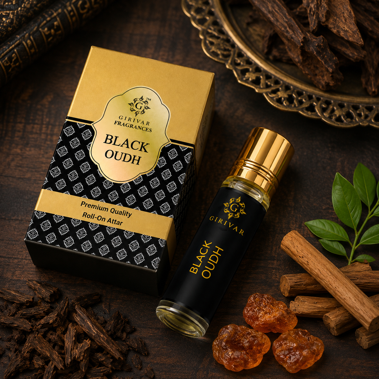 Black Oudh Attar