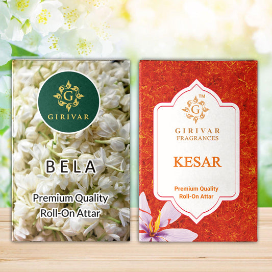 Bela and Kesar Attar Combo