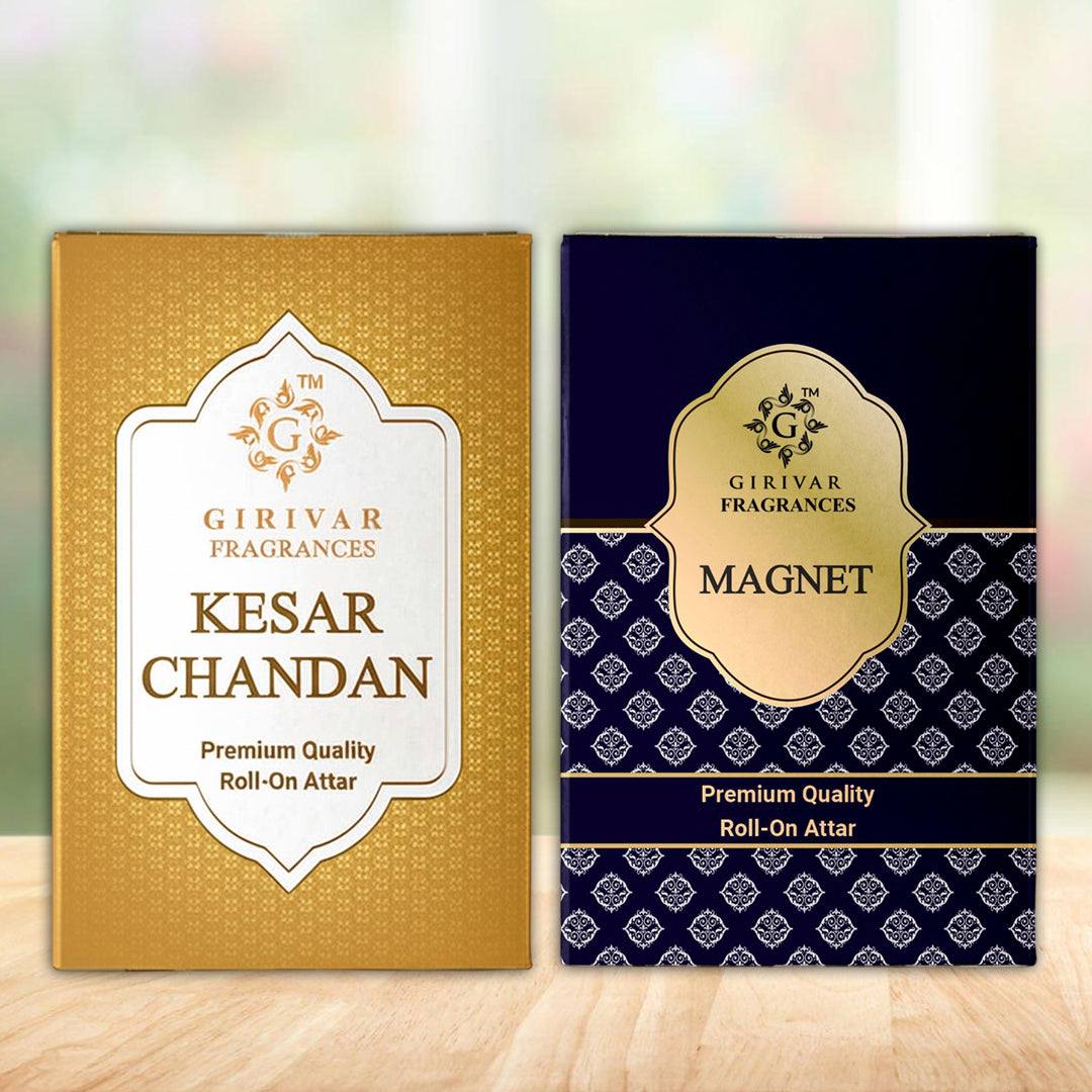 Kesar Chandan Attar and Magnet Attar Combo
