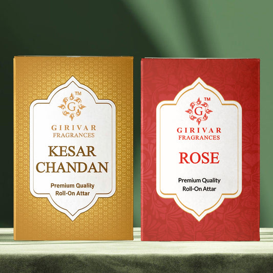 Kesar Chandan and Rose Attar Combo