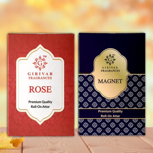 Rose and Magnet Attar Combo