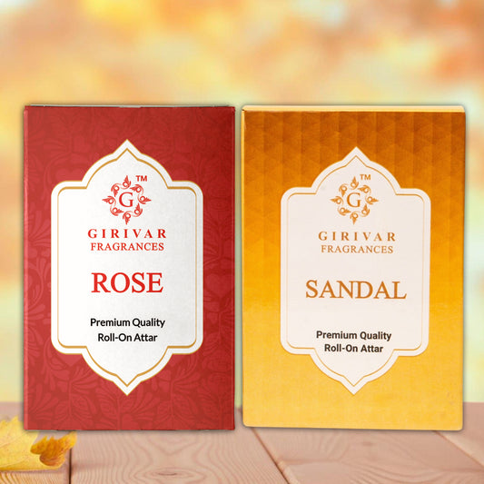 Rose and Sandelwood Attar Combo