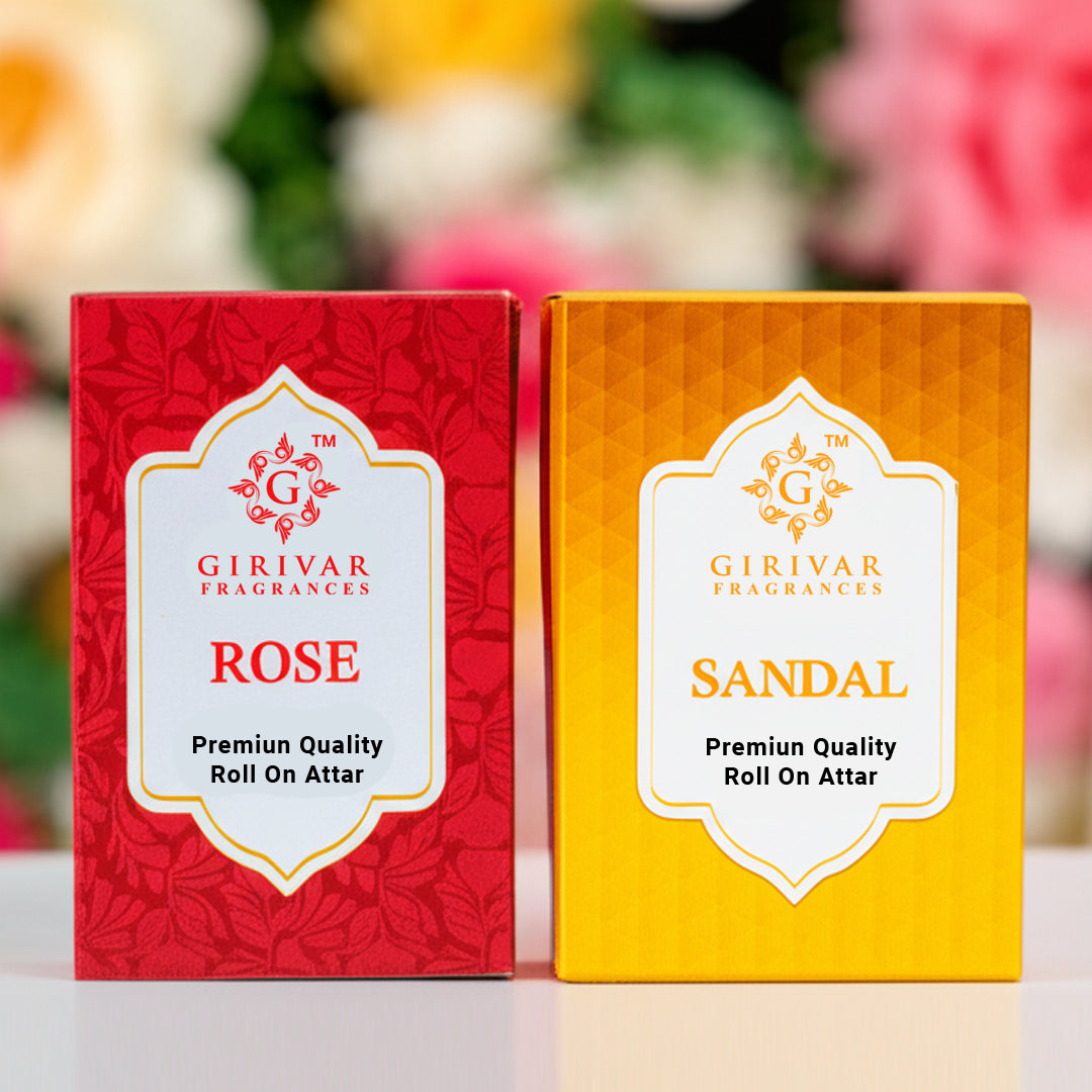 Rose and Sandelwood Attar Combo