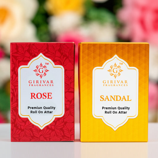 Rose and Sandelwood Attar Combo