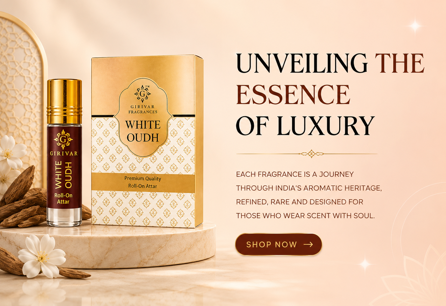 White Oudh Attar