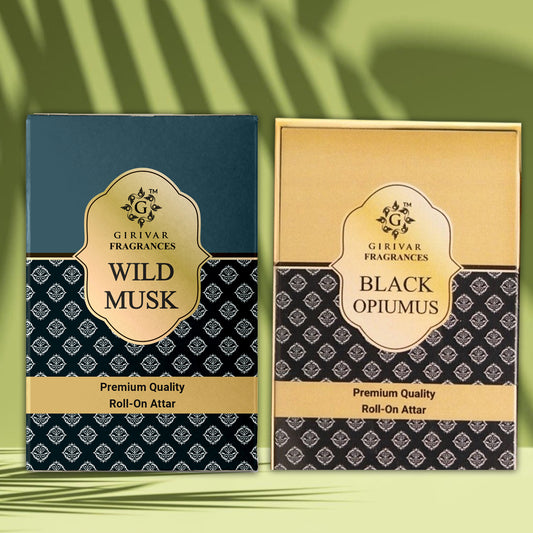 Wild Musk and Black Opiumus Attar Combo