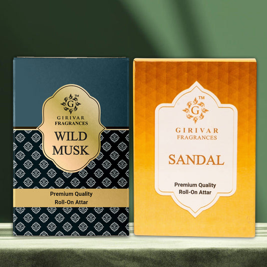 Wild Musk and Sandalwood Attar Combo