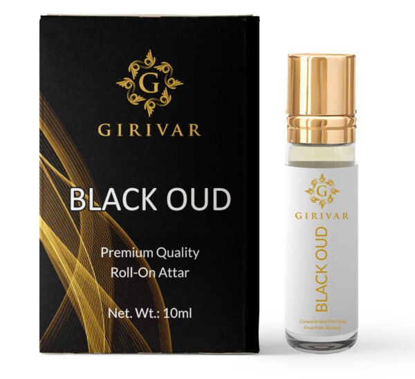 black oud bottle